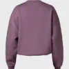 Oversized trui met ronde hals in Dusk
