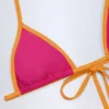 Paita driehoekige bikinitop in fuchsia