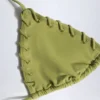 Palmilla driehoekige bikinitop in olijfgroen