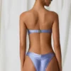 Papara Ruched Cheeky bikinibroekjes in lavendelpaars