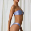 Papara Ruched Cheeky bikinibroekjes in lavendelpaars