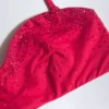Pasyon bandeau-bikinitop in frambozenroze