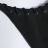 Polynesia stringbikini met trekkoord in zwart