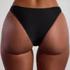 Praslin bandeau-bikinitop met kralenversiering in zwart