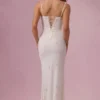 Primara versierde corset maxijurk in ivoor