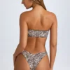 Rio bandeau-bikinitop in cheetahprint