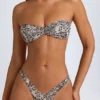 Rio bandeau-bikinitop in cheetahprint
