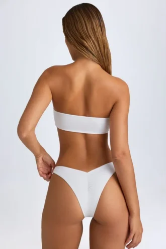 Rio bandeau-bikinitop in wit