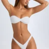 Rio bandeau-bikinitop in wit