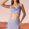 Selena versierd korset met col in blauw