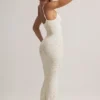Salma Modal maxi-jurk met ronde hals en bandjes in bloemenprint