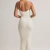Salma Modal maxi-jurk met ronde hals en bandjes in bloemenprint
