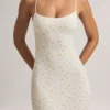 Salma Modal maxi-jurk met ronde hals en bandjes in bloemenprint