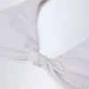 Santona bikinitop met knoopdetail in wit