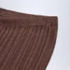 Selara Mid-Rise Flared Broek in Brons