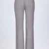 Selara mid-rise flared broek in zilver