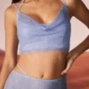 Selena versierd korset met col in blauw