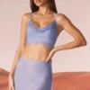 Selena versierd korset met col in blauw