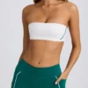 Soft Active bandeau-sportbeha in wit