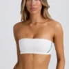 Soft Active bandeau-sportbeha in wit