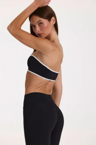 Soft Active bandeau-sportbeha in zwart