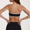Soft Active bandeau-sportbeha in zwart