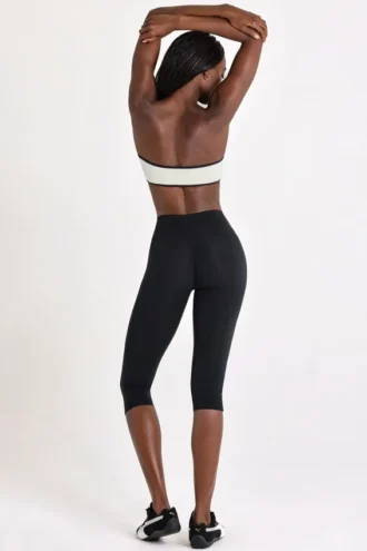 Soft Active Capri-legging in zwart