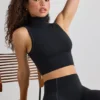 Soft Active coltrui-tanktop in zwart