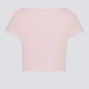 Soft Active crop top met sweetheart-hals in balletroze
