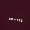 Soft Active cropped jasje met ritssluiting in bordeauxrood