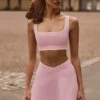 Soft Active Crossover minirok in poederroze