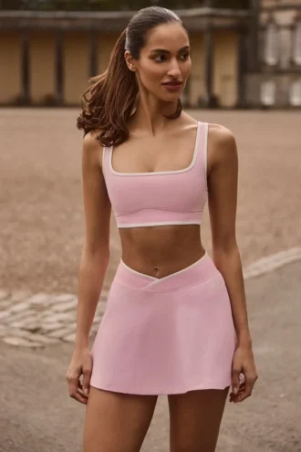 Soft Active Crossover minirok in poederroze