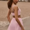 Soft Active Crossover minirok in poederroze