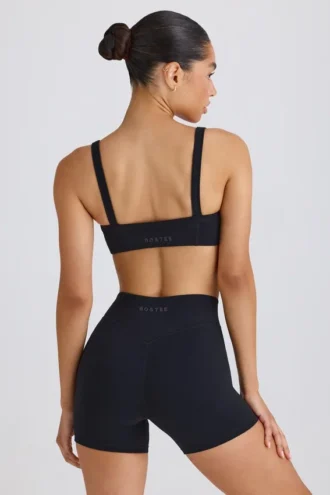 Soft Active Crossover minishort in zwart