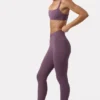 Soft Active gerimpelde legging in Dusk