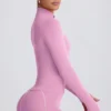 Soft Active jas met ritssluiting in Dusty Pink