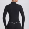 Soft Active jas met ritssluiting in zwart