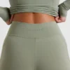 Soft Active lange legging in bamboegroen