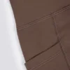 Soft Active lange legging in Cocoa