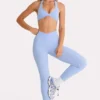 Soft Active lange legging in Sky