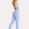 Soft Active lange legging in Sky