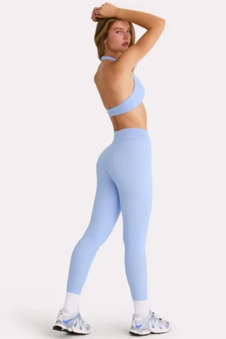 Soft Active lange legging in Sky