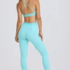 Soft Active-legging in aqua