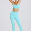 Soft Active-legging in aqua