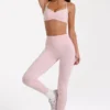 Soft Active-legging in Blush Marl