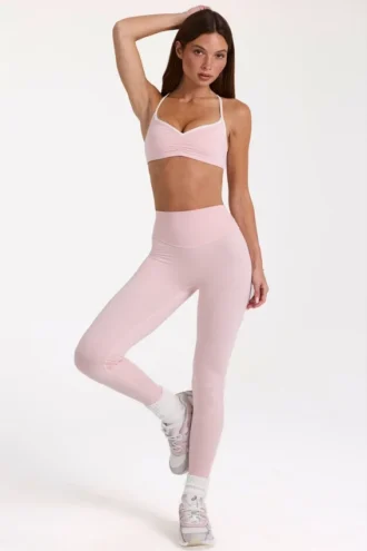 Soft Active-legging in Blush Marl