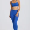 Soft Active-legging in kobaltblauw