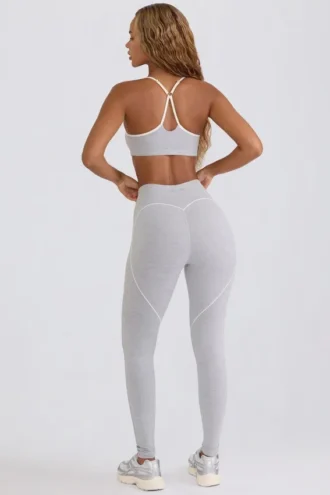 Soft Active-legging met middelhoge taille in grijs