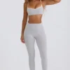 Soft Active-legging met middelhoge taille in grijs