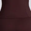 Soft Active mid-layer jas met capuchon in chocoladebruin